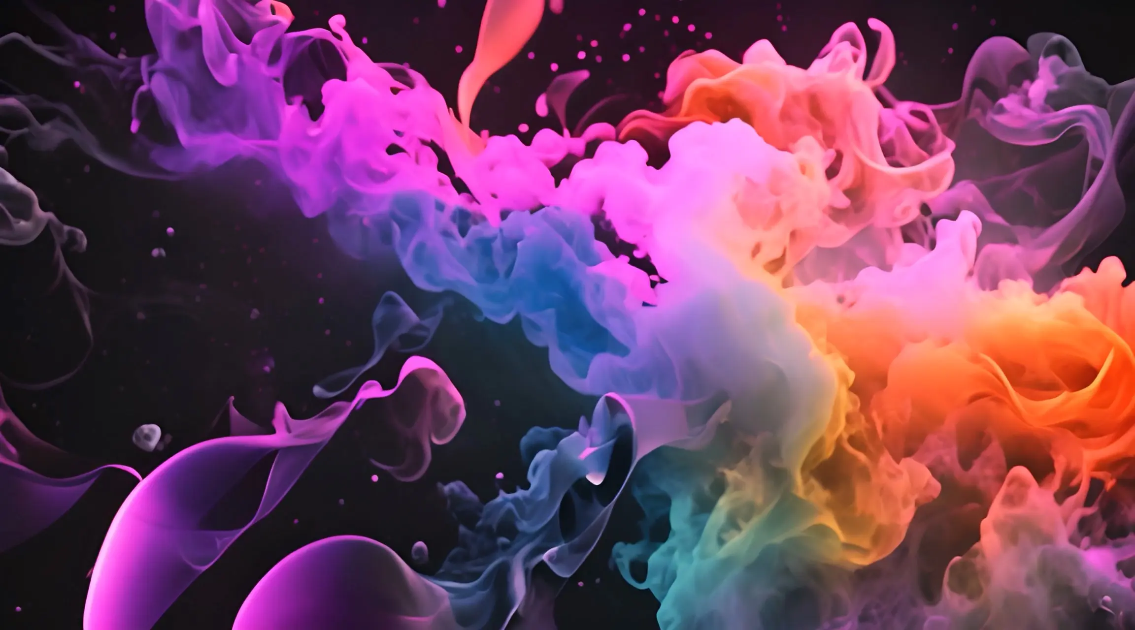 Vibrant Color Fusion Dynamic Backdrop Video Loop